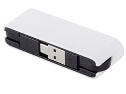 USB-хаб «Hubix» с коннектором 2-в-1 USB-C и USB-A, 2.0, белый