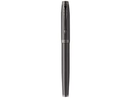 Перьевая ручка Parker IM Monochrome Black, перо:F, цвет чернил: blue, в подарочной упаковке.