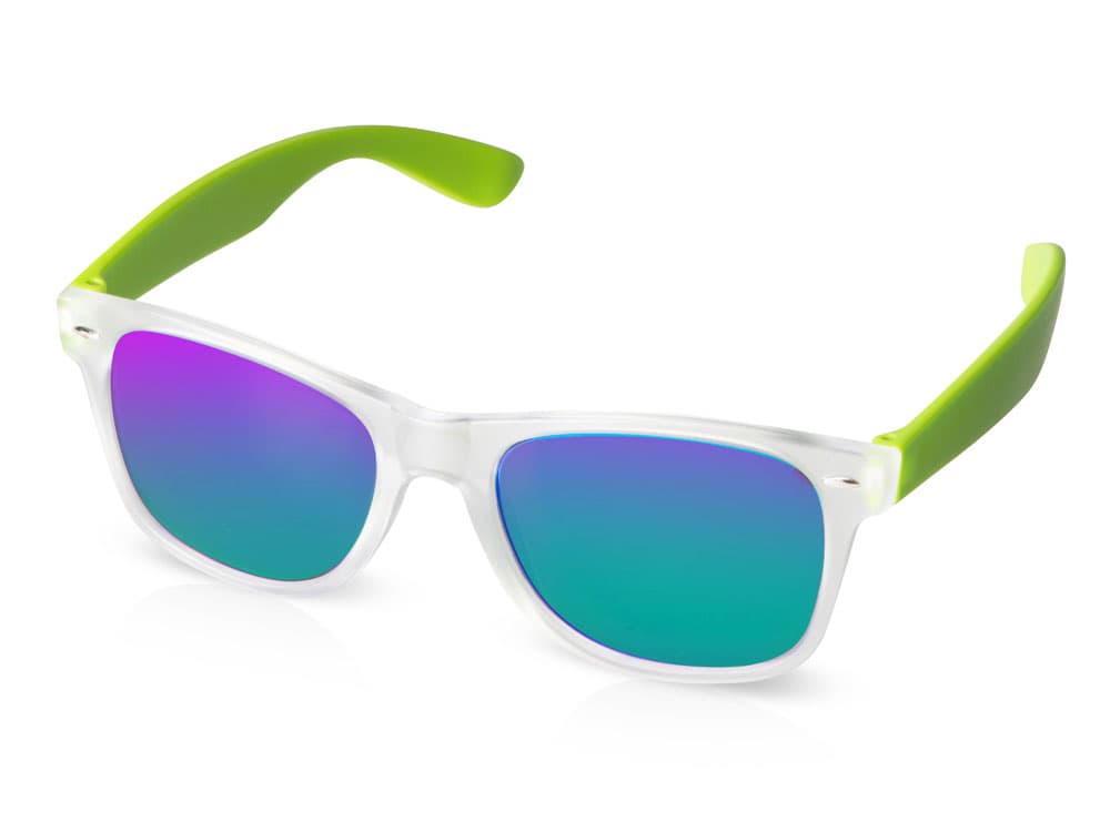 white, green