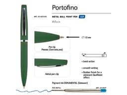 Ручка металлическая шариковая "Portofino"