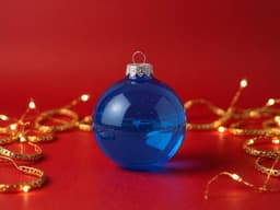 Стеклянный елочный шар "Christmas bauble"
