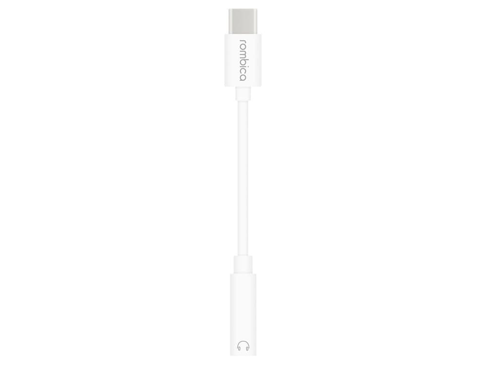 Rombica Type-C Adapter 3.5 White, белый