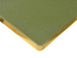 Еженедельник недатированный А6 "Verde" с нашивкой, зеленый