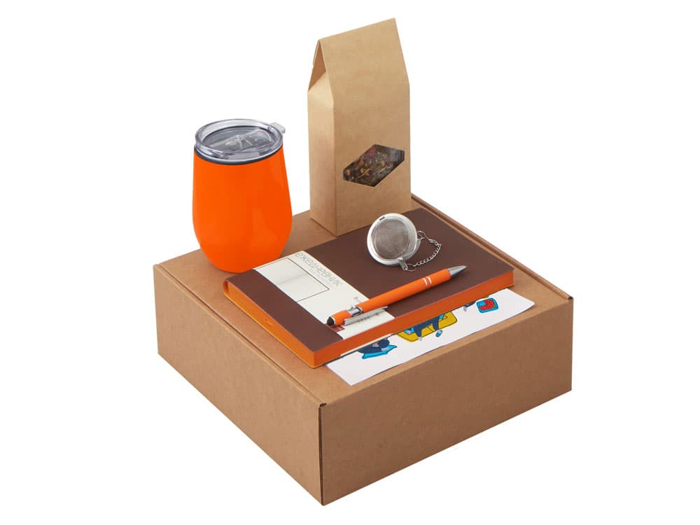 brown, orange