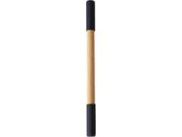 Вечный карандаш и ручка из бамбука "Black bamboo"