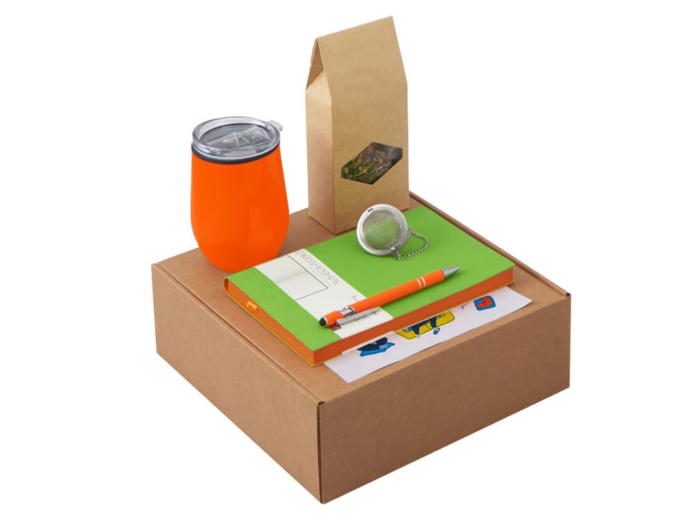 green, orange