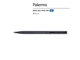 Ручка шариковая автоматическая BrunoVisconti® "PALERMO" цвет корпуса графитовый, soft-touch, 0.7 мм