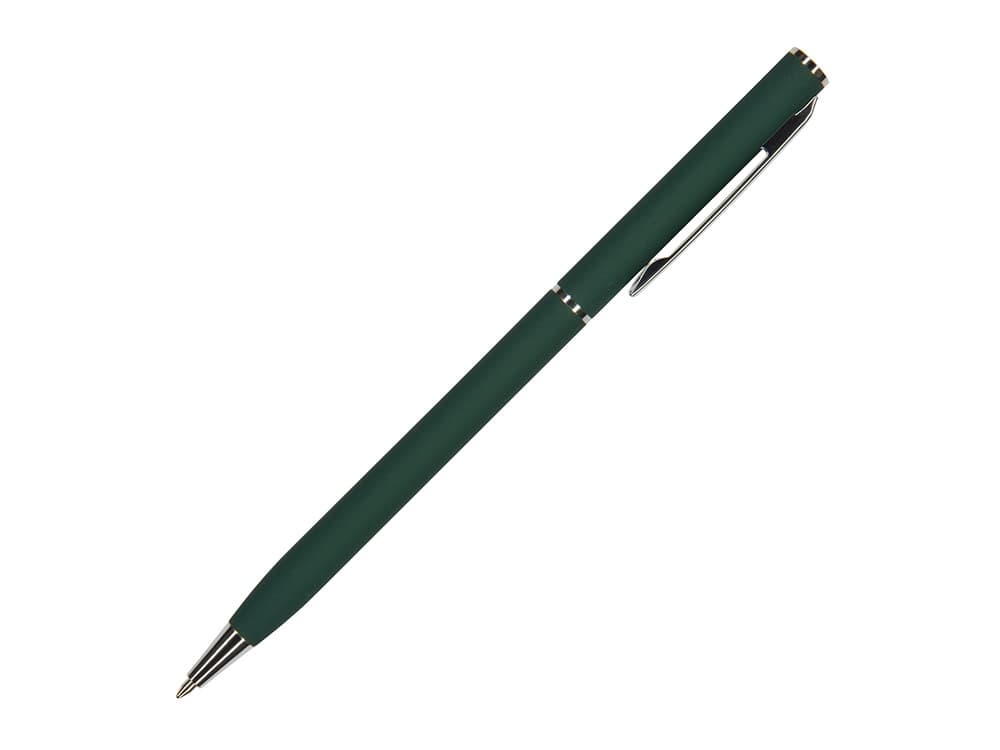 Ручка шариковая автоматическая BrunoVisconti® "PALERMO" цвет корпуса зеленый, soft-touch, 0.7 мм
