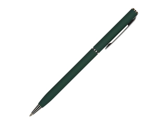 Ручка шариковая автоматическая BrunoVisconti® "PALERMO" цвет корпуса зеленый, soft-touch, 0.7 мм