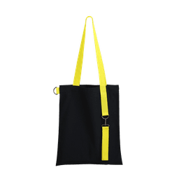 Шоппер Superbag black с ремувкой 4sb (чёрный с красным)