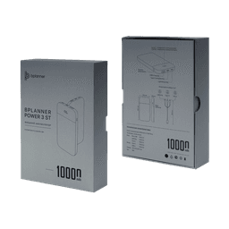 Внешний аккумулятор Bplanner Power 3 ST, софт-тач