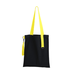 Шоппер Superbag black с ремувкой 4sb (чёрный с красным)