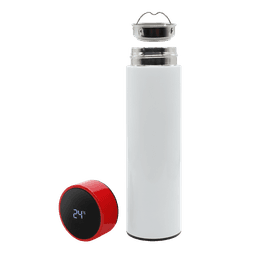 Термос Reactor duo white с датчиком температуры (белый с красным)