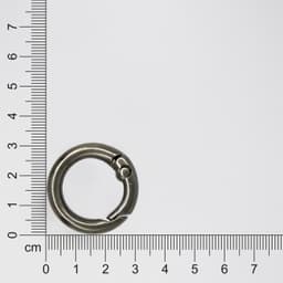 Карабин-кольцо Ring для обвеса, d=3,2см (чёрный никель)