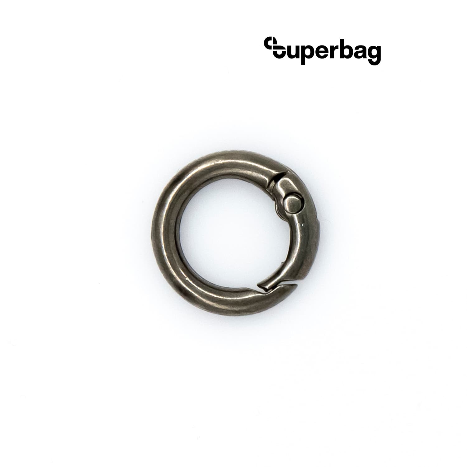 Карабин-кольцо Ring для обвеса, d=3,2см (чёрный никель)