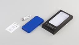 Беспроводное зарядное устройство "Sticky SOFTTOUCH", 10000 mAh с подсветкой логотипа и присосками