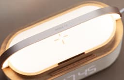 Bluetooth стерео-колонка "Smart Band" 10Вт (2х5Вт) с беспроводным (15W) ЗУ, лампой, часами, FM радио