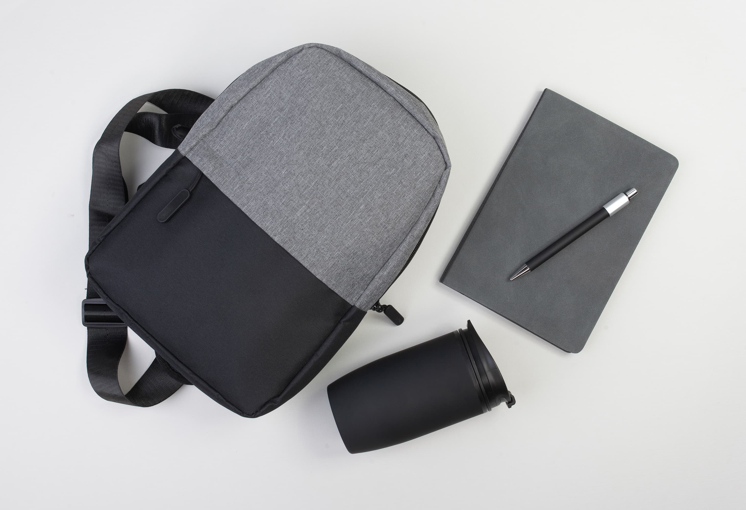 gray, black