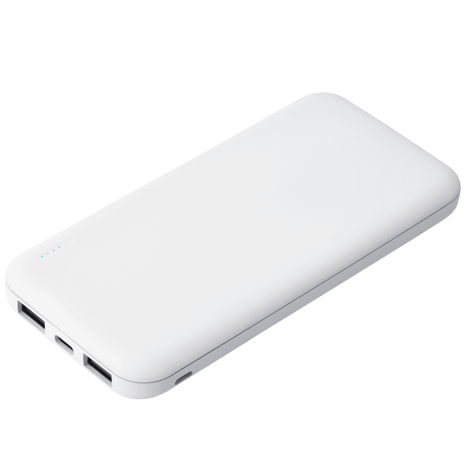 Внешний аккумулятор с подсветкой Люче (Luce) 10000 mAh, белый