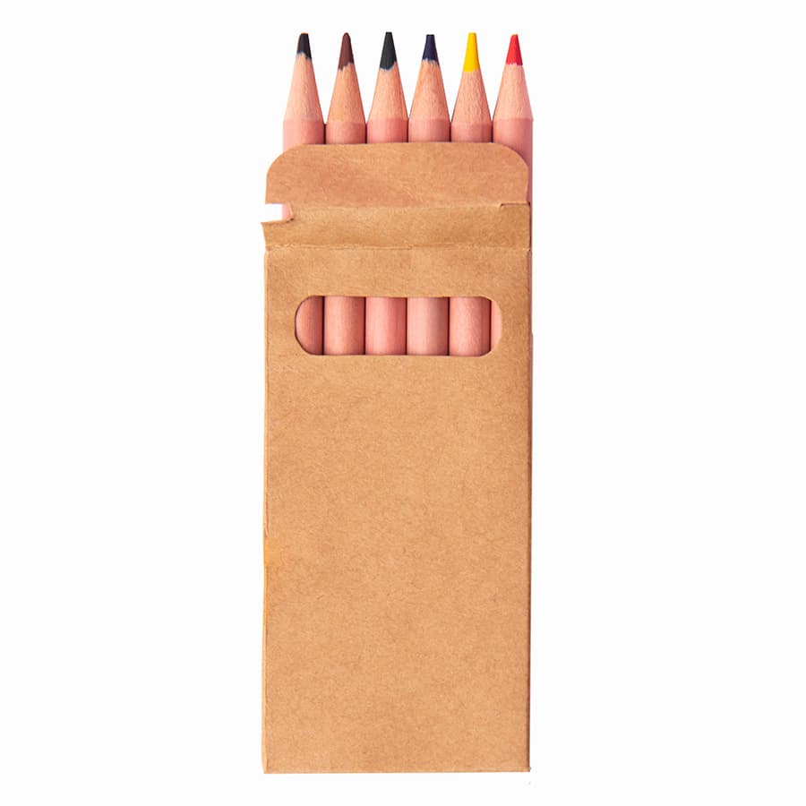 Цветные карандаши мини TINY,6 цветов
