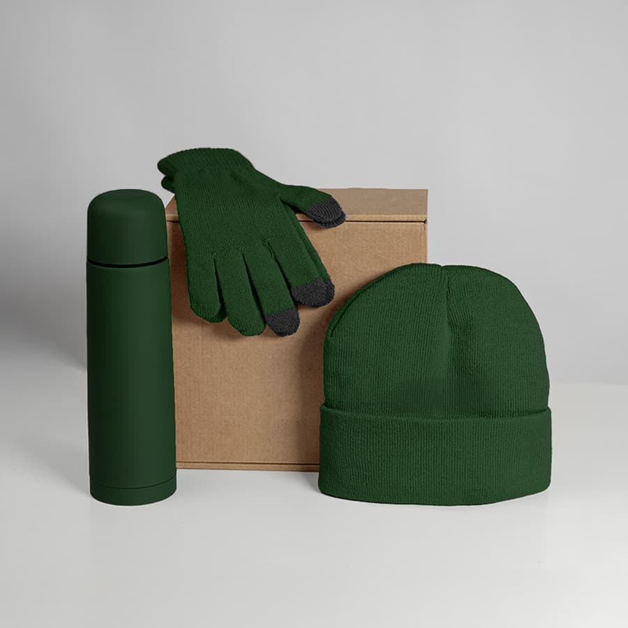 Набор подарочный GET WARM: перчатки, шапка