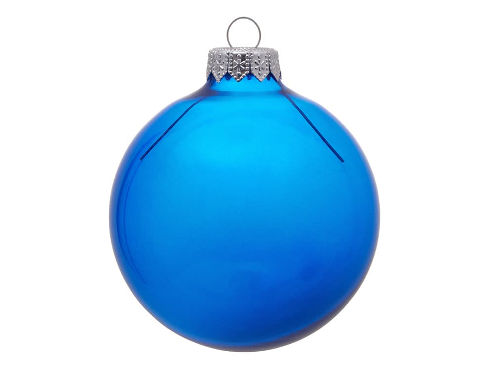 Стеклянный елочный шар "Christmas bauble"
