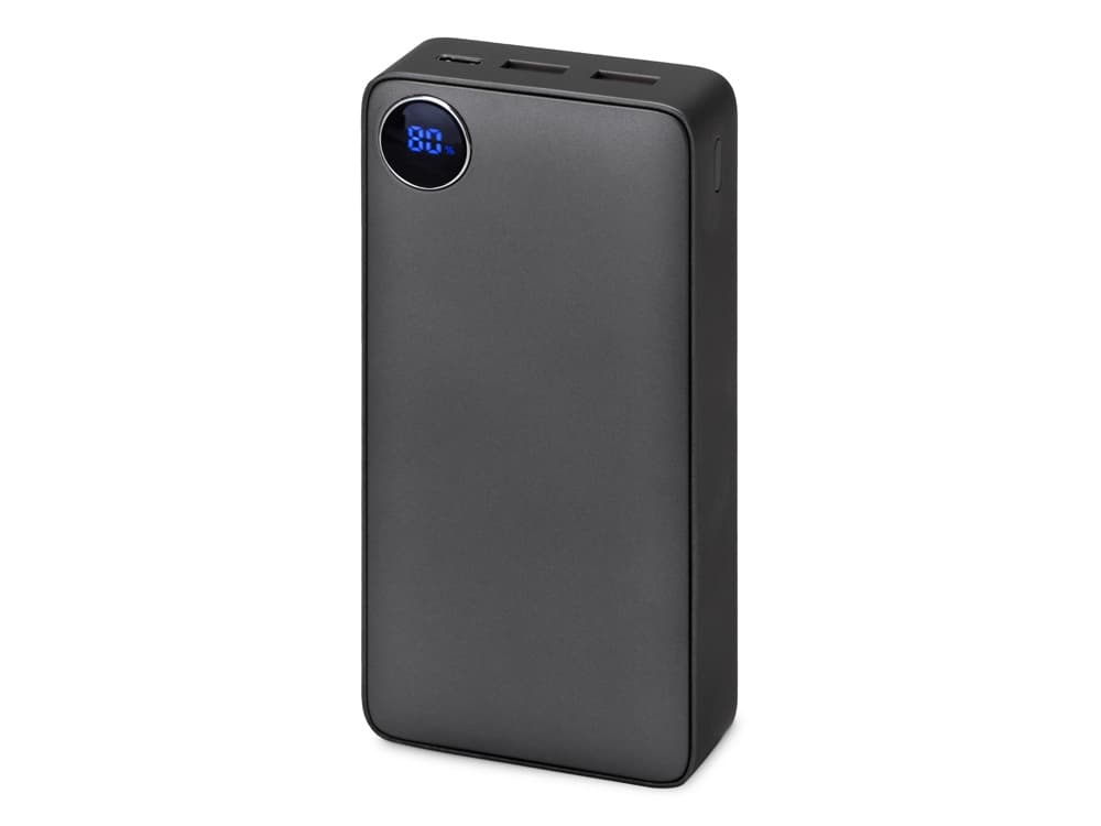 Внешний аккумулятор «Mild Pro» c быстрой зарядкой QC/PD, 20 000 mAh, серый (Р)