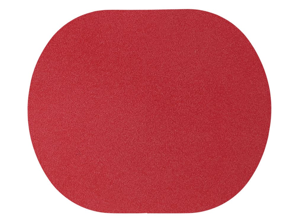 ПАТЧ ОВАЛ nubuk (красный) 6,0 х 5,0 см