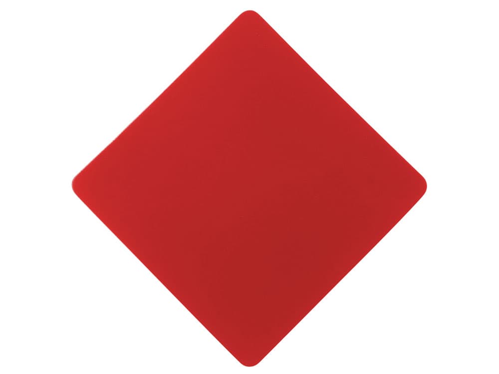 ПАТЧ РОМБ soft-touch (красный) 7,6 х 7,6 см