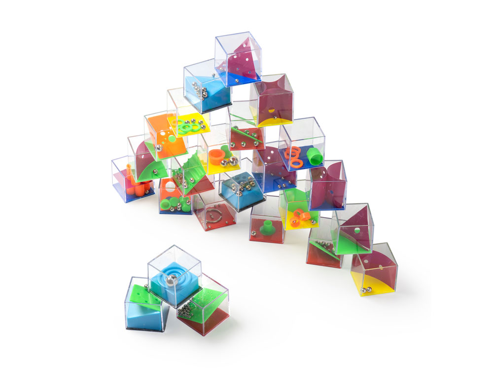 Купить Набор из 24 игр CUBIK разноцветный, пластик, 1 кубик 4 х 4 ...