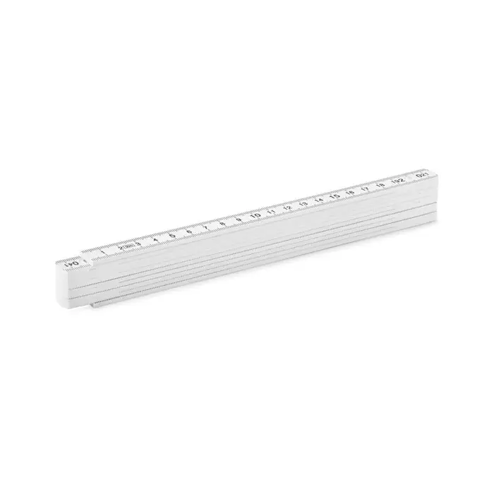 Купить Складная линейка 2 м, пластик, 23x1.3x2.6 см, - MO9592-06, белый ...