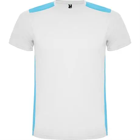 Спортивная футболка DETROIT мужская, БЕЛЫЙ/БИРЮЗОВЫЙ 2XL - CA6652050112