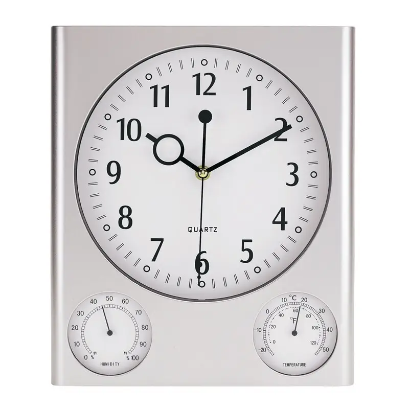 Настенные часы SATURN, серебряный - SP56-0401517