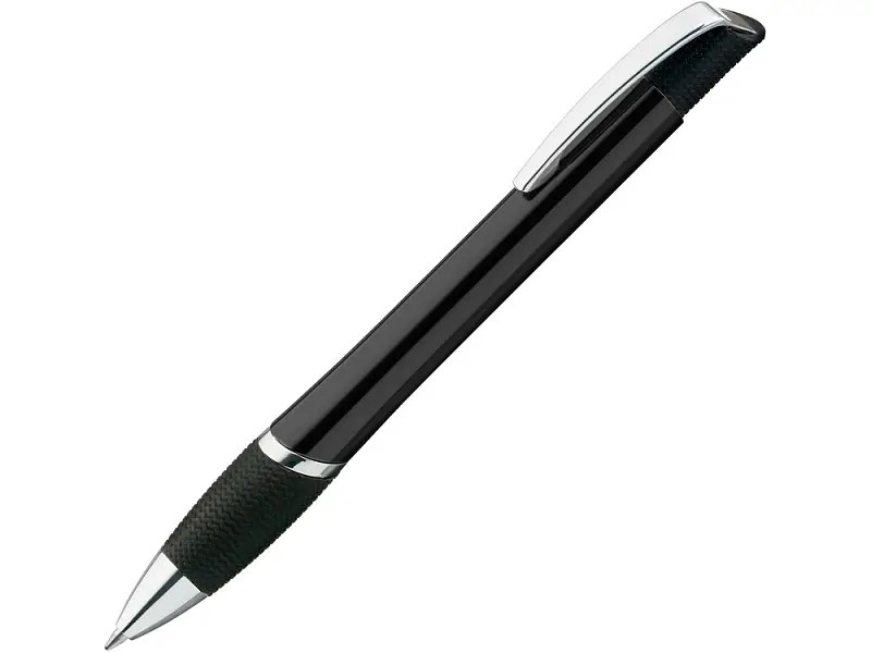Ручка шариковая металлическая OPERA, синий, 1мм, черный - 187951.07
