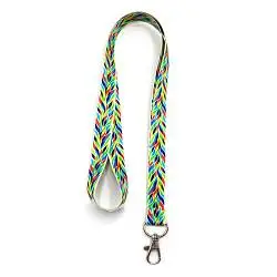 Ланъярд полноцветный Флюр с карабином