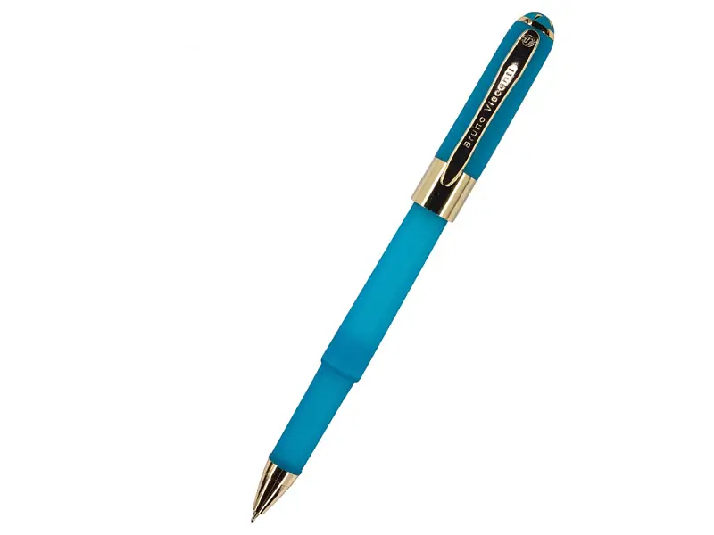Ручка пластиковая шариковая Monaco, 0,5мм, синие чернила, бирюзовый - 20-0125.23
