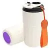 Термокружка Ashly To Go, белая/фиолетовая/бирюзовая