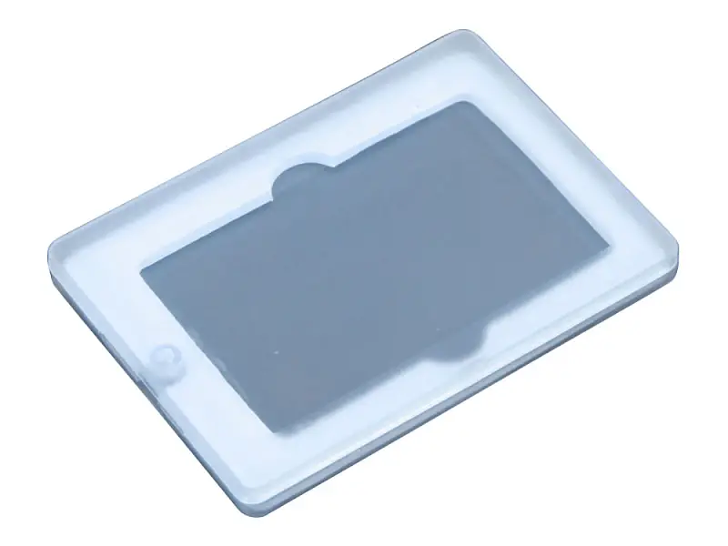 Пластиковая упаковка CARD-BOX, прозрачная, белого цвета. - 2214.06