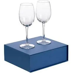 Набор из 2 бокалов для вина Wine House, бокал: высота 21 см, диаметр 8 см, коробка: 21х24,5х8,8 см