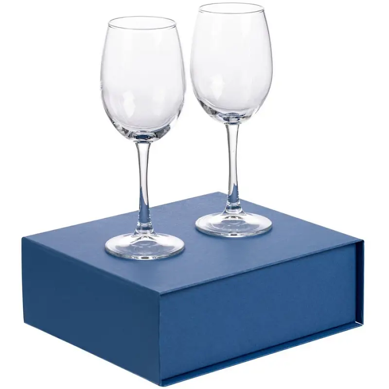 Набор из 2 бокалов для вина Wine House, бокал: высота 21 см, диаметр 8 см, коробка: 21х24,5х8,8 см - 11404.40