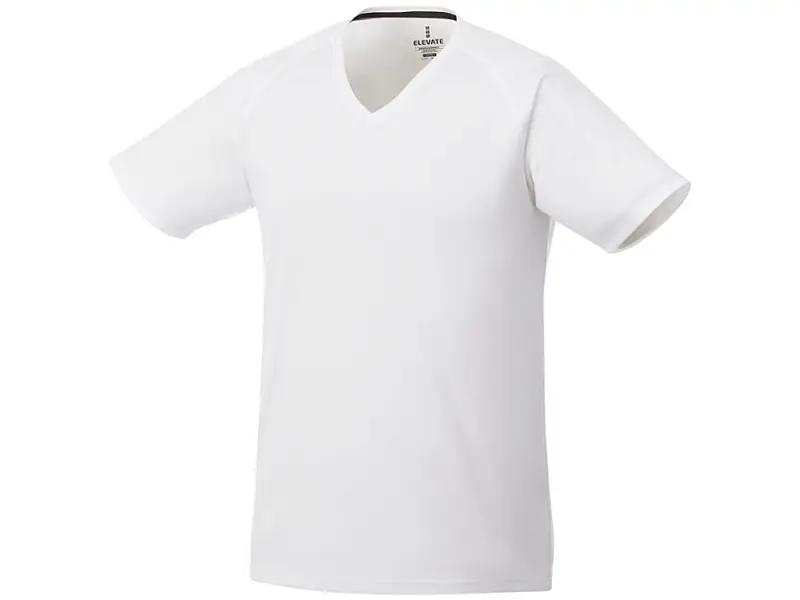 Модная мужская футболка Amery с коротким рукавом и V-образным вырезом, белый - 3902501XS