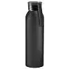 Бутылка для воды VIKING BLACK 650мл. Черная с салатовой крышкой 6142.15