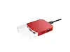 USB хаб Mini iLO Hub, красный
