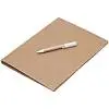 Папка Fact-Folder формата А4 c блокнотом и ручкой, 23x32x1,5 см; ручка: 14,3х0,9 см