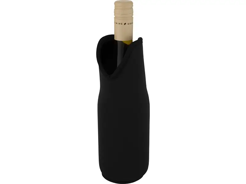 Noun Держатель-руква для бутылки с вином из переработанного неопрена, черный - 11328890