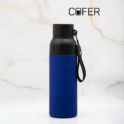 Термобутылка Button Black 