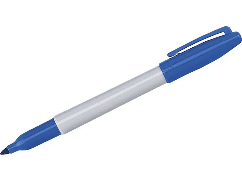 Sharpie® Fine Point маркер, белый/синий - 10778952