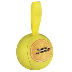 Шарик-антистресс с пожеланием «Панда», шарик: диаметр 9 см; лента: 8,5х1,5 см