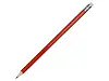 Шестигранный карандаш с ластиком Presto, белый