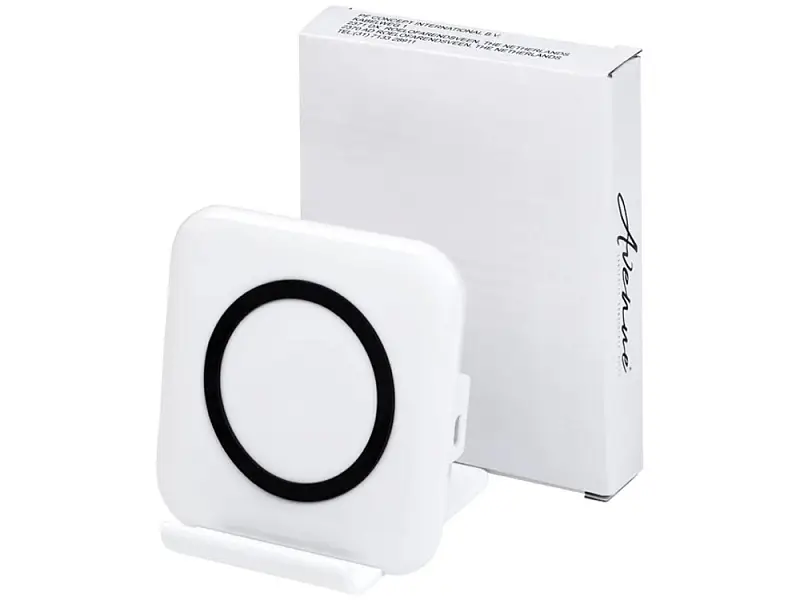 Беспроводная зарядка-подставка для смартфона Catena, белый - 12394701